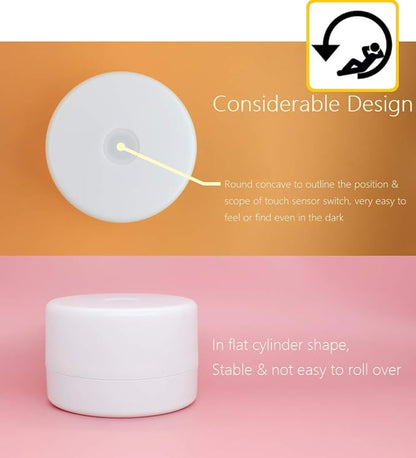 Bedside Lamp, Dimmable Touch Tap Light Novelty Light, Kids Children Adult LED Nightlight, Table Desk Atmosphere Decorative Mood Light Lamp, Bedroom Living Room Baby Nursery Night Light