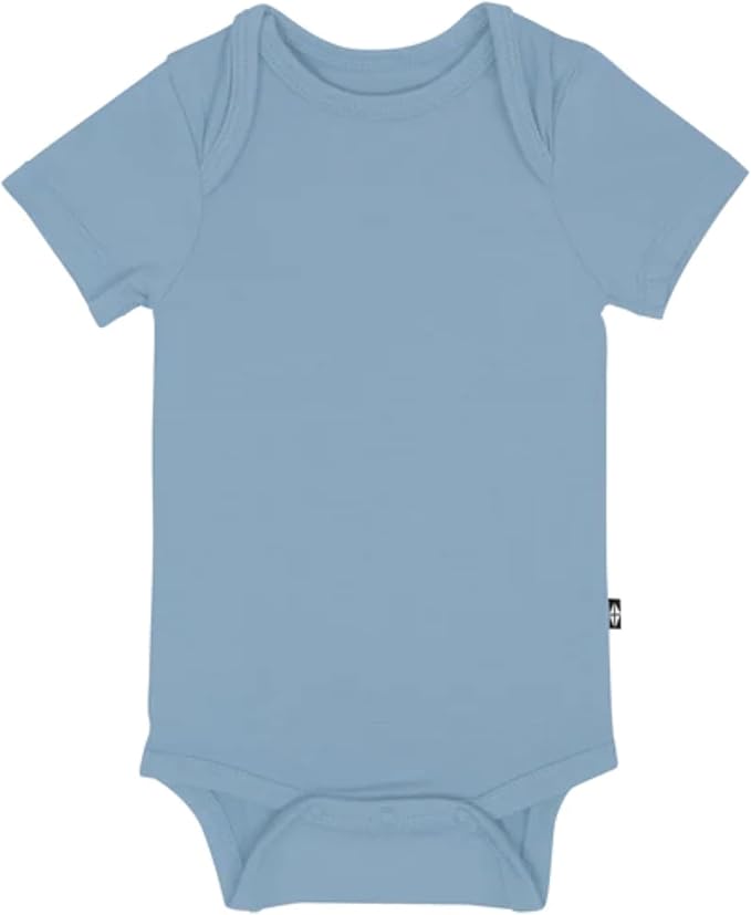 KYTE BABY Short Sleeve Unisex Baby Bodysuits, Rayon Made From Bamboo Material