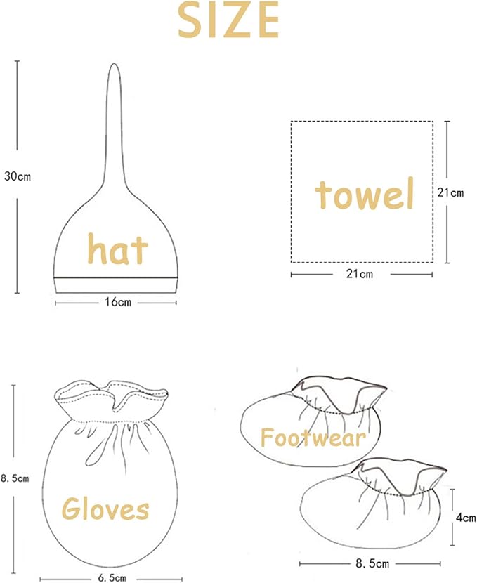 Baby Unisex Baby Cotton Layette Set Gift for Baby Boys Girls Accessories Set Newborn Essentials 0-12 Months