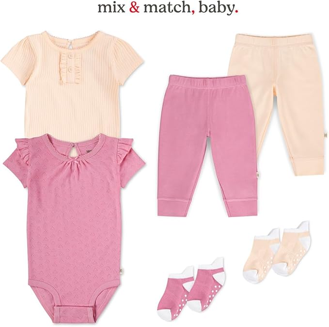 HUGGIES unisex-baby 5-pack Elevated Bodysuit