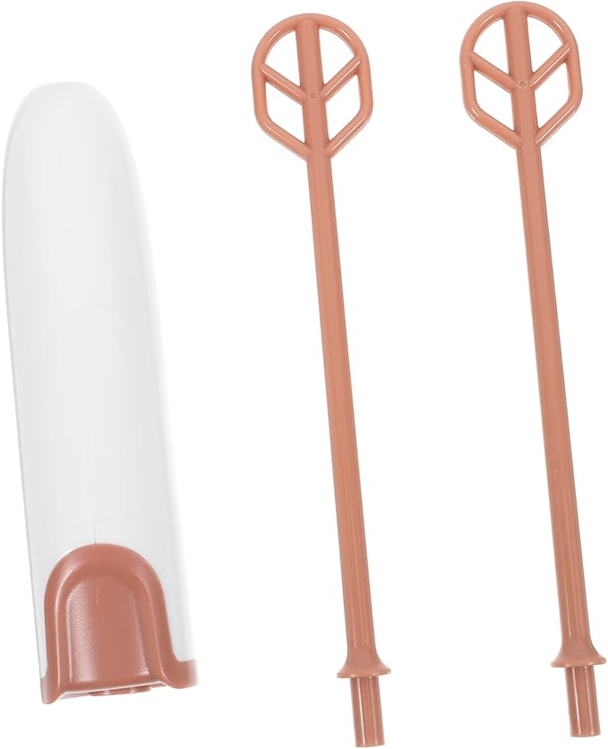 Electric Handheld Milk Powder Mixer Stirring Rod Lightweight Portable Drink Blender for Formula and Home Beverages with Dual Wands Easy to Clean and Use