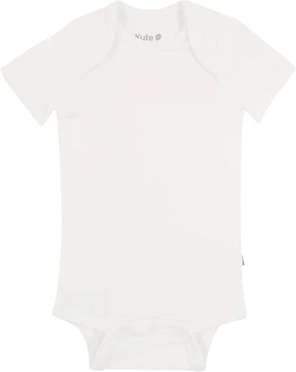 KYTE BABY Short Sleeve Unisex Baby Bodysuits, Rayon Made From Bamboo Material