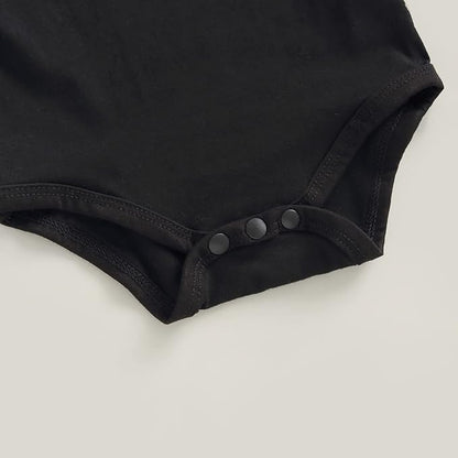 Newborn Infant Baby Girl Solid Ruffle Romper Bodysuit Jumpsuit Casual Clothes One Piece Outfit