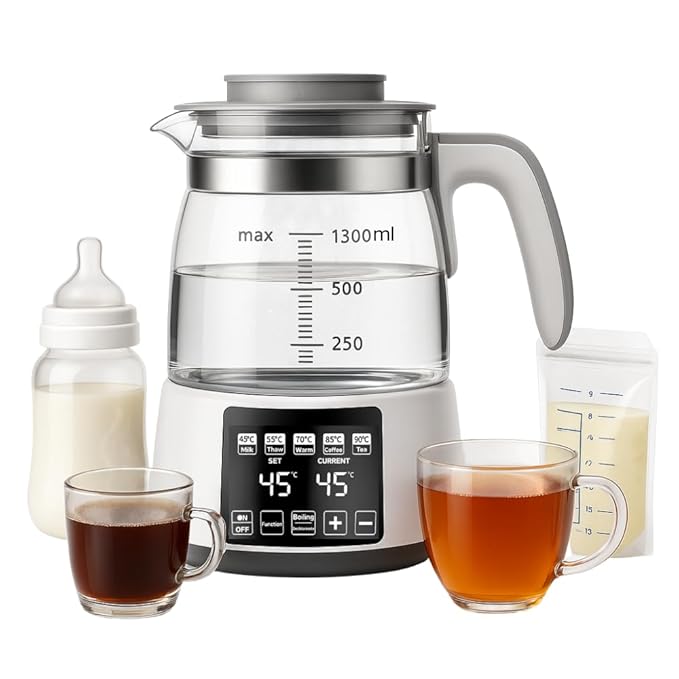 Baby Bottle Warmer,Electric Kettle Water Warmer,Temperature Control Kettle,Formula Water Warmer Temperature Control, Multi-Temperature Control for Formula, Breastmilk, Tea, Coffee, Sterilizer