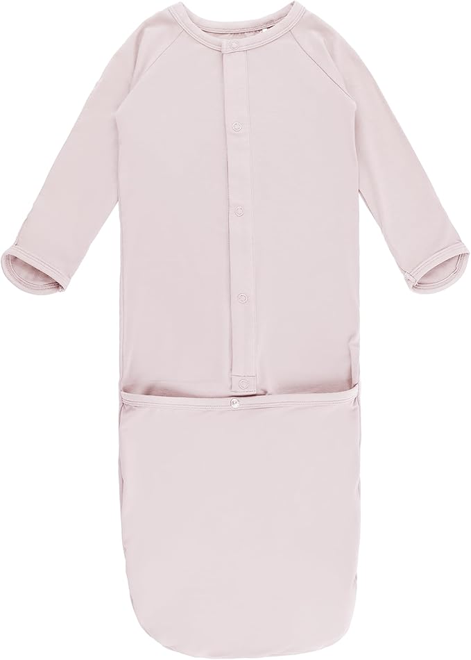 Baby Sleeper Gown Viscose from Bamboo Newborn Nightgowns Unisex Long Sleeve Sleep Sack