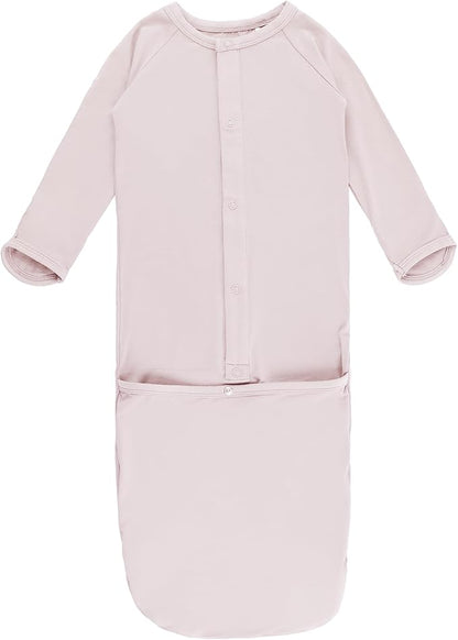 Baby Sleeper Gown Viscose from Bamboo Newborn Nightgowns Unisex Long Sleeve Sleep Sack