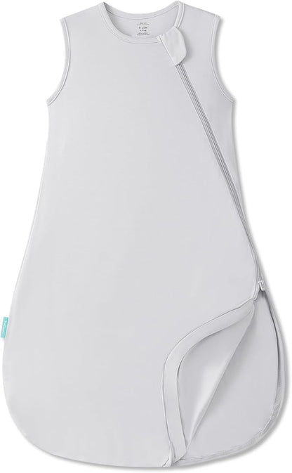 PurComfy Supersoft Sleep Sack 0.5 TOG, Premium Bamboo Viscose Sleeping Bag Thin Baby Wearable Blanket 2-Way Zipper Sleep Sack