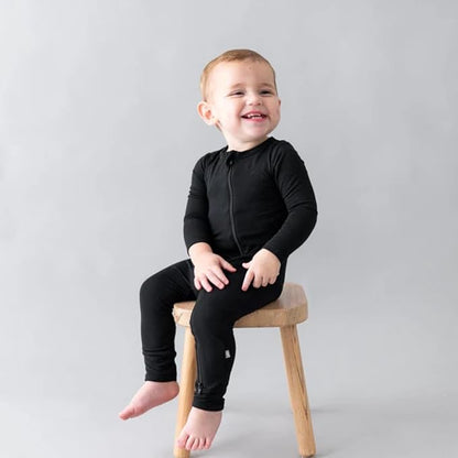 KYTE BABY Unisex Rayon Made From Bamboo Zippered Rompers 0-24 Months
