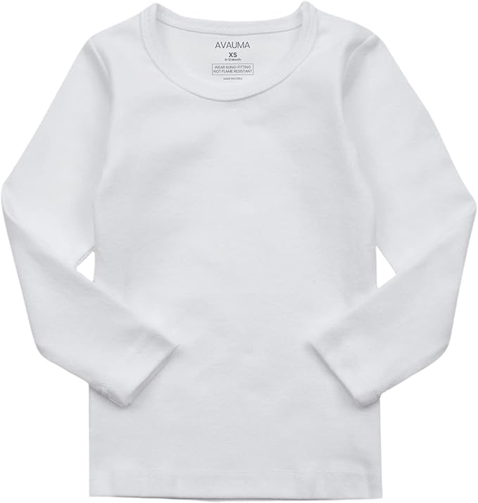 AVAUMA Baby Boys Girls Pajama Set Kids Toddler Snug fit Basic Cotton Sleepwear pjs for Daily