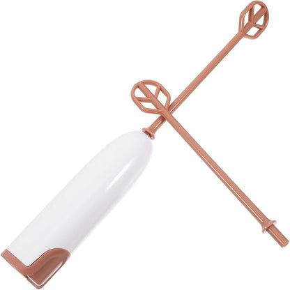 Electric Handheld Milk Powder Mixer Stirrer Lightweight Portable Drink Blender with Extended Rod for Shakes Battery Operated Mixing Wands Included for Busy Parents