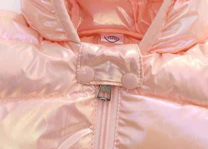 UPlee 3M - 3T Baby Girls Boys Winter Coats for Toddlers Lightweight Puffer Jacket Kids Down Alternative Outerwear