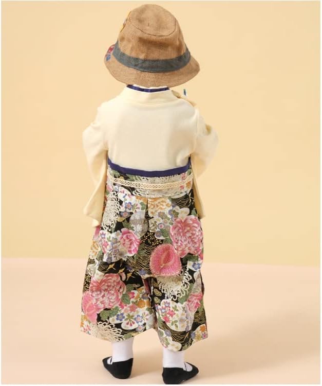 Baby Girl Kimono Romper Japanese Costumes Hakama Coverall Infant Samurai Outfits