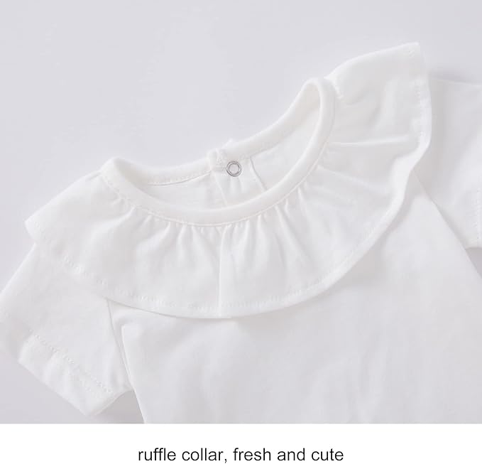 pureborn Baby Girls Boys Bodysuit Super Soft Cotton Romper 0-24 Months