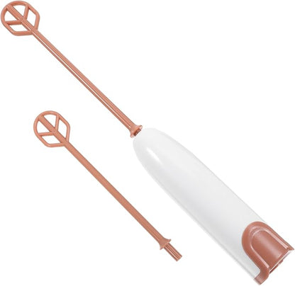 Zerodeko Electric Handheld Mixer with Extended Handle Compact Portable Stirrer for Milk Powder and Drink Mixing Versatile Kitchen Tool for Bottles Cups and Mugs Powerful and Easy to Use