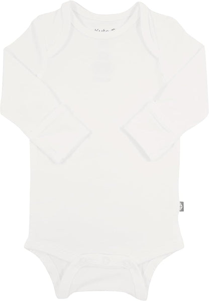 KYTE BABY Soft Bamboo from Rayon Long Sleeve Unisex Bodysuit, 0-24 Months