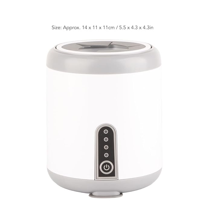 Baby Bottle Shaker, Infant Bottle Mixer Electric Automatic for Home (Pearl White)