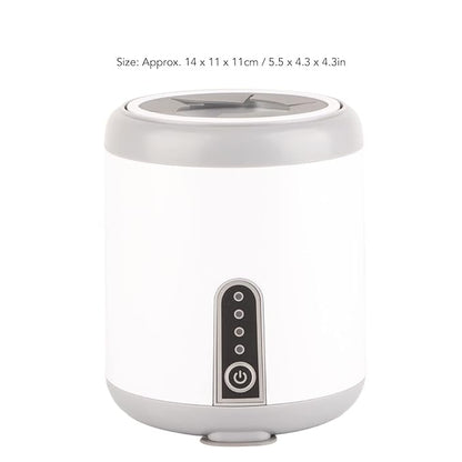 Baby Bottle Shaker, Infant Bottle Mixer Electric Automatic for Home (Pearl White)