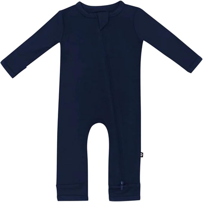 KYTE BABY Unisex Rayon Made From Bamboo Zippered Rompers 0-24 Months