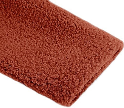 rrhss Baby Girls Faux Fur Teddy Long Coat Toddler Kids Winter Fleece Jacket Warm Outwear Clothes