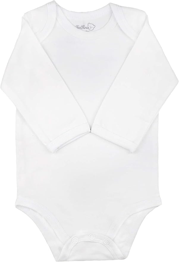 123 Bear Baby Cotton Spandex Long-Sleeve bodysuits unisex boy girl