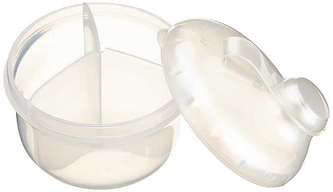 Nuby Powder Formula Dispenser, 3 Compartments, White