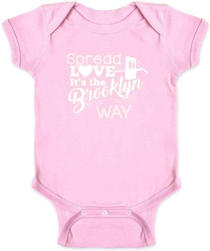 Pop Threads Spread Love Its The Brooklyn Way Infant Baby Boy Girl Bodysuit