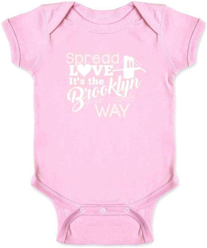 Pop Threads Spread Love Its The Brooklyn Way Infant Baby Boy Girl Bodysuit