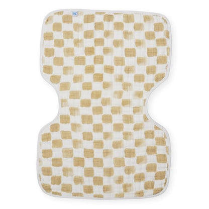 Little Unicorn Cotton Muslin Burp Cloth - Adobe Checker