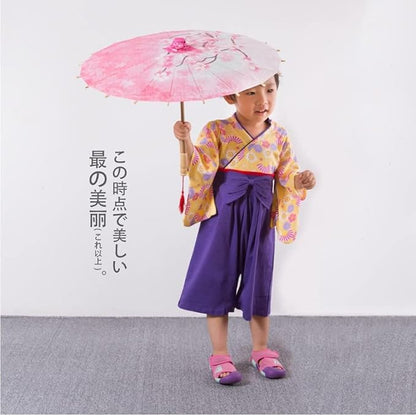 Baby Girl Kimono Romper Japanese Costumes Hakama Coverall Infant Samurai Outfits