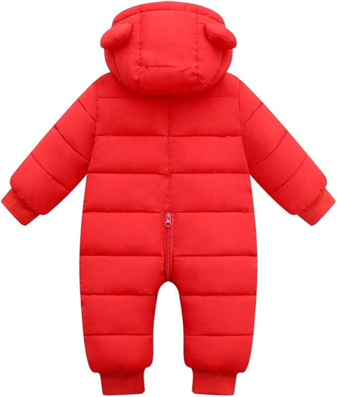 Cute Baby Boys Snowsuit New Born baby girls Winter Coat Toddler Clothes
