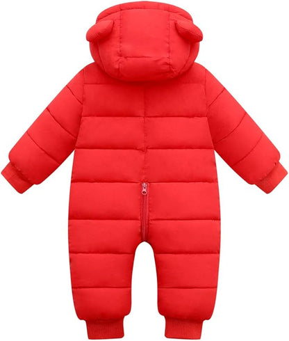 Cute Baby Boys Snowsuit New Born baby girls Winter Coat Toddler Clothes