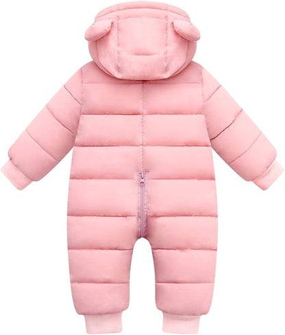 Cute Baby Boys Snowsuit New Born baby girls Winter Coat Toddler Clothes