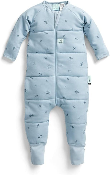 ergoPouch Sleep Onesie 3.5 TOG – Warm Baby Romper & Sleep Layer with Full-Zip, Guarding Against Blankets, Breathable & Movement-Friendly, Ideal for Transitional Sleeping (12-24 Months, Dragonflies)