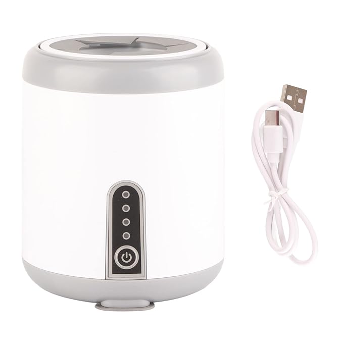 Baby Bottle Shaker, Infant Bottle Mixer Electric Automatic for Home (Pearl White)