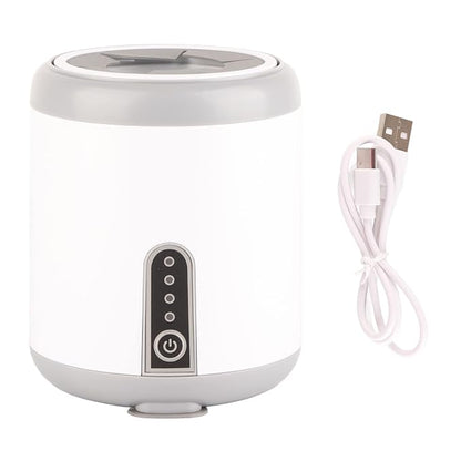 Baby Bottle Shaker, Infant Bottle Mixer Electric Automatic for Home (Pearl White)