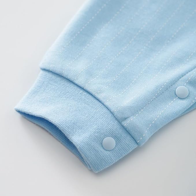 HUAANIUE Newborn Baby Boys Gentleman Romper One Piece Long Sleeve Bowtie Outfit Formal Wear Tuxedo Suit