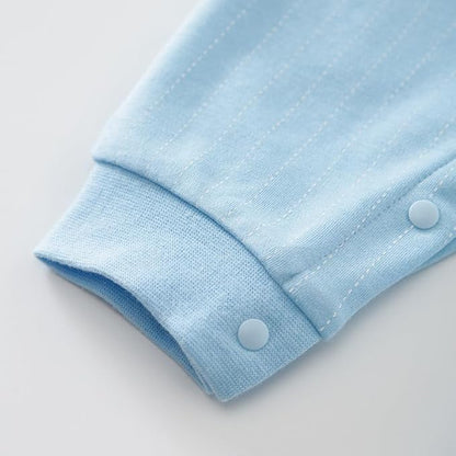 HUAANIUE Newborn Baby Boys Gentleman Romper One Piece Long Sleeve Bowtie Outfit Formal Wear Tuxedo Suit