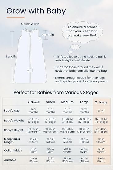 TotAha Toddler Sleep Sack 1.0 TOG for 2T-3T-4T, Premium Soft Wearable Blanket Baby Sleeping Bag with 2-way Safe Zipper for Girl Boy