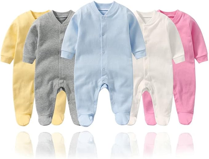 Baby Unisex Baby Cotton Layette Set Gift for Baby Boys Girls Accessories Set Newborn Essentials 0-12 Months