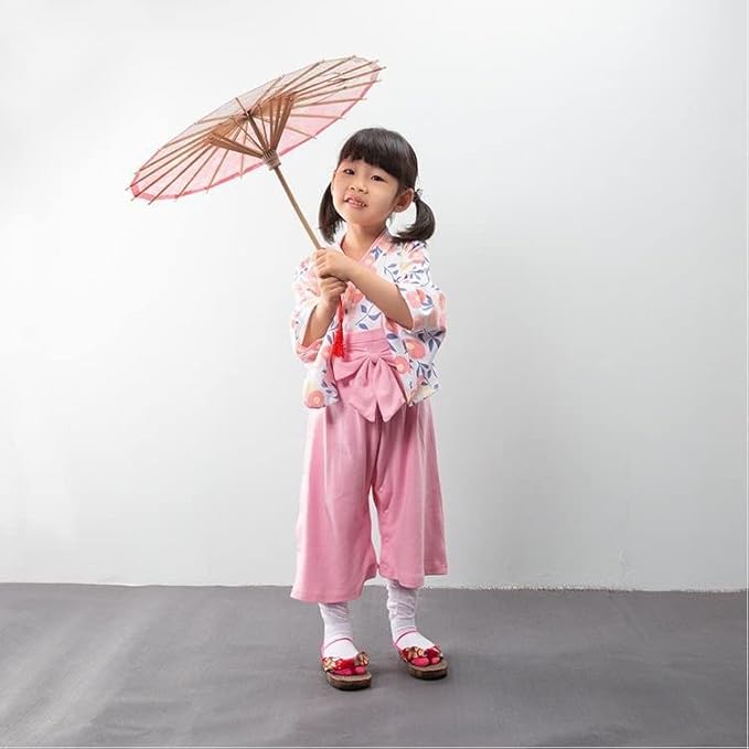 Baby Girl Kimono Romper Japanese Costumes Hakama Coverall Infant Samurai Outfits