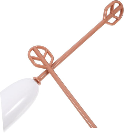 Electric Milk Powder Mixer Handheld Stirring Tool Portable Multifunctional Drink Blender for Juice Battery Operated with Detachable Rods Easy to Clean and Maintain Warm White