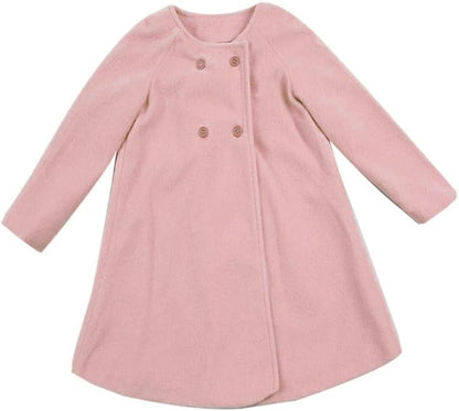 XFGLCK Toddler Baby Girls Coats Cloak Button Jacket Outerwear Fall Winter Clothes