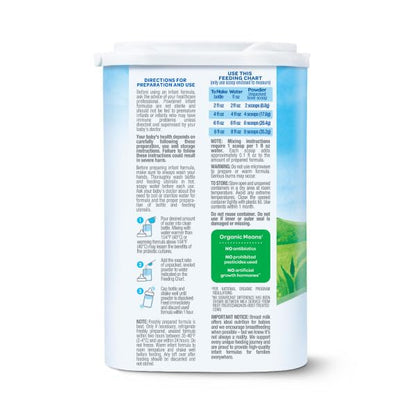 Happy Baby Organics Stage 1 A2 Infant Formula, 0 12 Months, Milk Based Organic Baby Formula Powder with A2 Milk, Probiotics & Prebiotics for Immune & Digestive Support, 22.9 Ounce (Pack of 2)