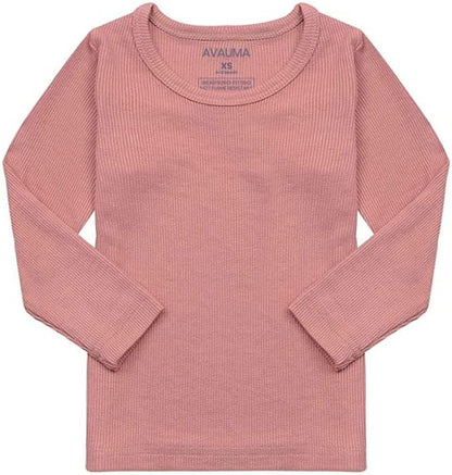 AVAUMA Baby Boys Girls Pajama Set Kids Toddler Snug fit Ribbed Sleepwear pjs for Daily Life Style