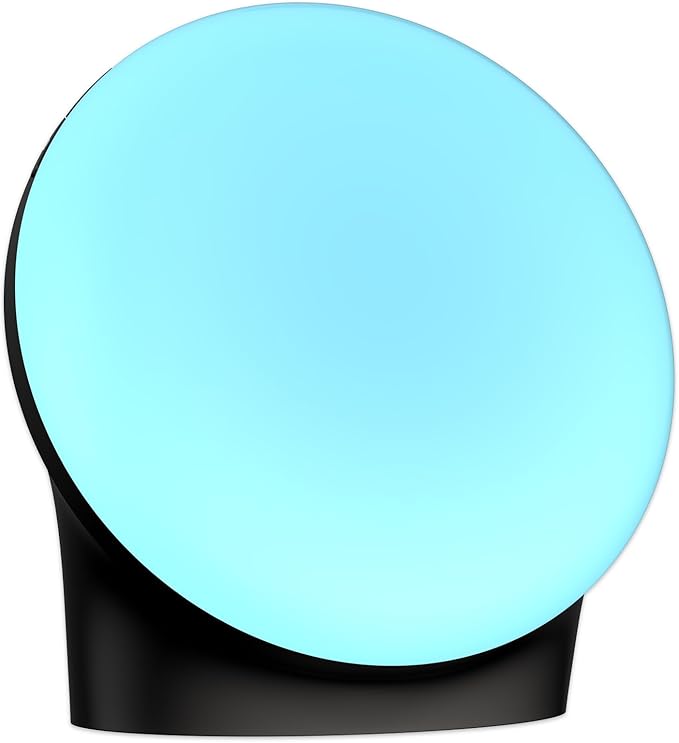 BrownNoise Electric Night Light for Baby 12 Colors Reading Lights for Indoor Use and 10 Adjustable Brightness 4 Timers for Baby Adult Kids