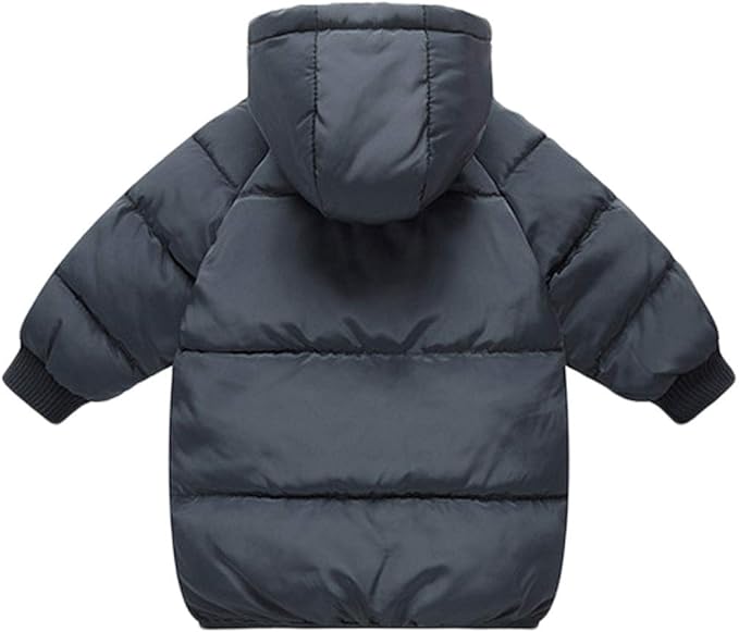 LANBAOSI Kids Winter Coats with Hooded Light Puffer Coat Warm Padded Jacket for Baby Boys Girls Toddler