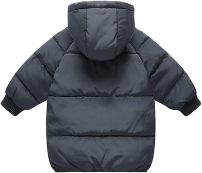 LANBAOSI Kids Winter Coats with Hooded Light Puffer Coat Warm Padded Jacket for Baby Boys Girls Toddler
