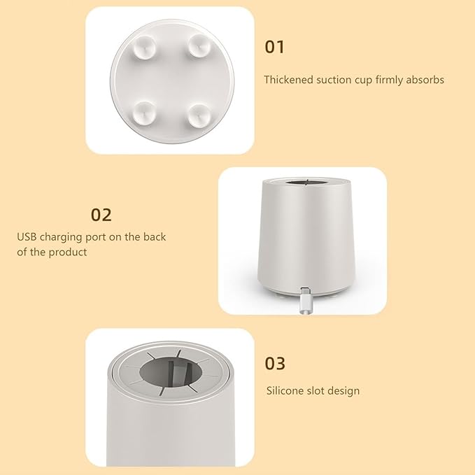 Baby Bottle Shaker Infant Mixer 3 Speed Adjustable Electric Automatic Bottle Shaker for Outdoor Indoor Travel