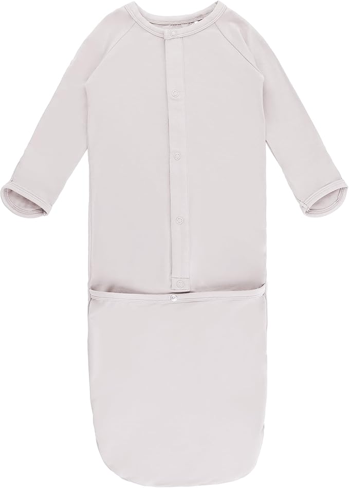 Baby Sleeper Gown Viscose from Bamboo Newborn Nightgowns Unisex Long Sleeve Sleep Sack