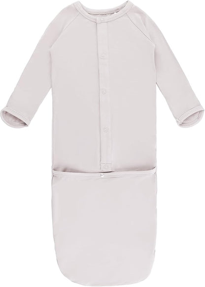 Baby Sleeper Gown Viscose from Bamboo Newborn Nightgowns Unisex Long Sleeve Sleep Sack